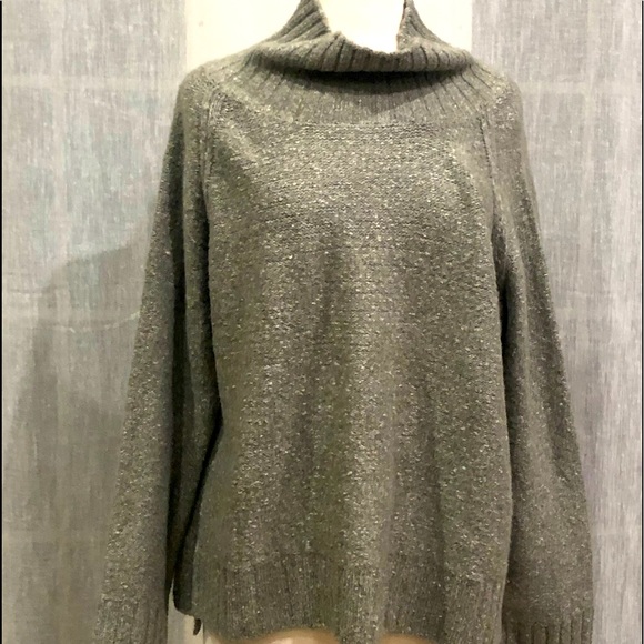 3/$30 H&M chunky fisherman sweater extra warm heather grey large - Picture 2 of 11